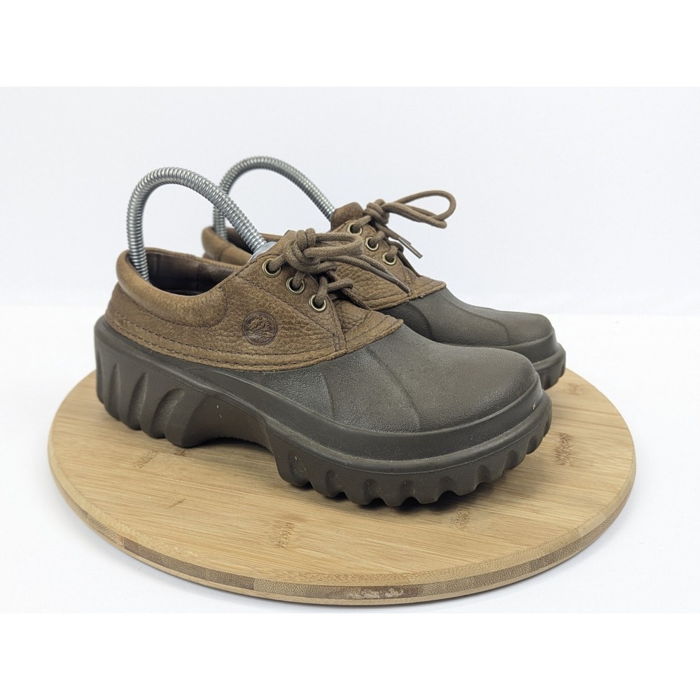 Crocs Duck Shoes Axel All Terrain Islander Womans 7 Rubber Leather Outdoor Camp